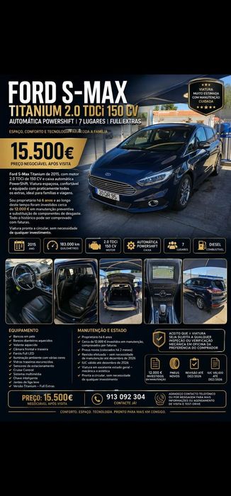 Ford S-Max 2.0 TDCi Titanium Powershift