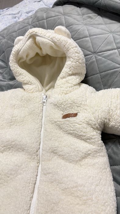 Зимовий комбінезон Teddy, молочного кольору