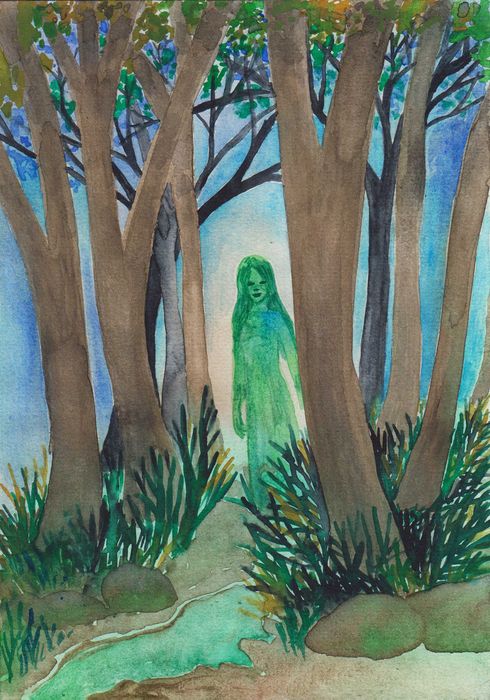 Desenho original pequena aguarela