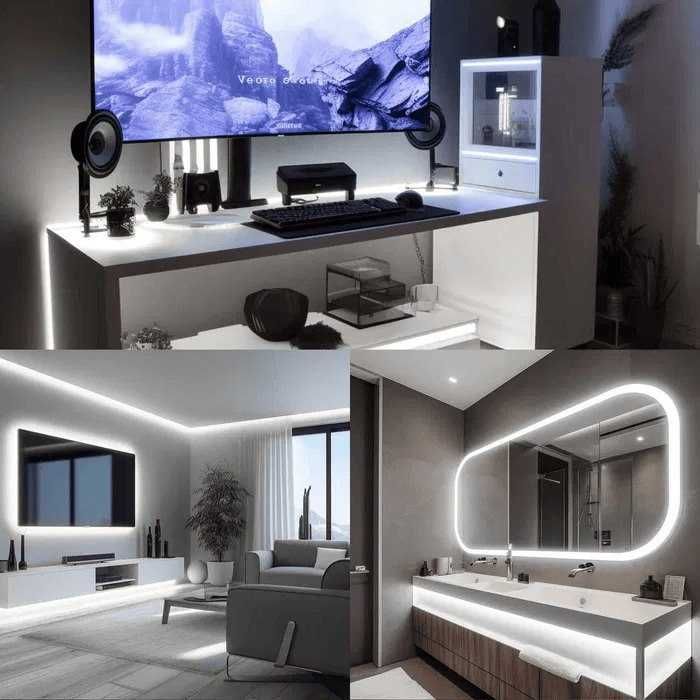 USB лента 5V/ 5м, 4м, 1м Лед LED світлодіодні стрічки білі теплі