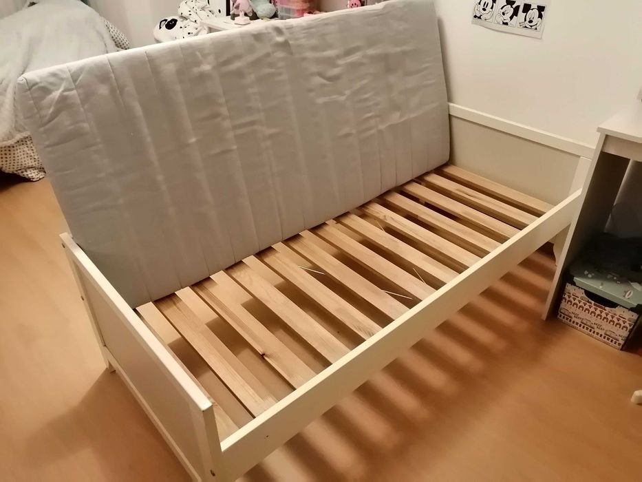 Cama infantil ikea Hensvik 70*160 transição berço pra cama