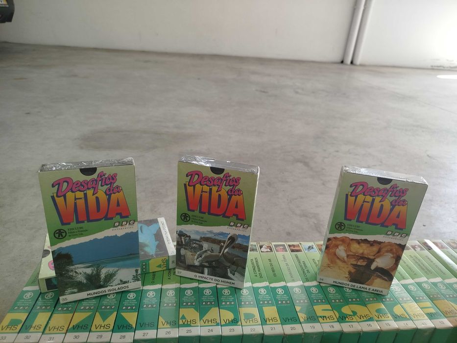 Coleção De 37 cassetes BBC Vida Selvagem