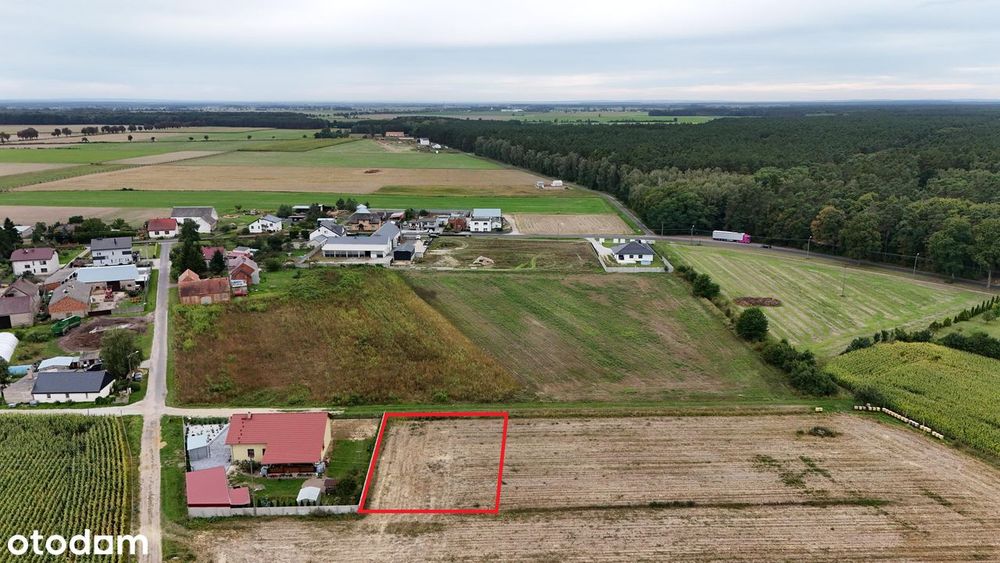 OKAZJA - na sprzedaż - DZIAŁKA o pow. 949 m² - ZBARZEWO - Widok 3