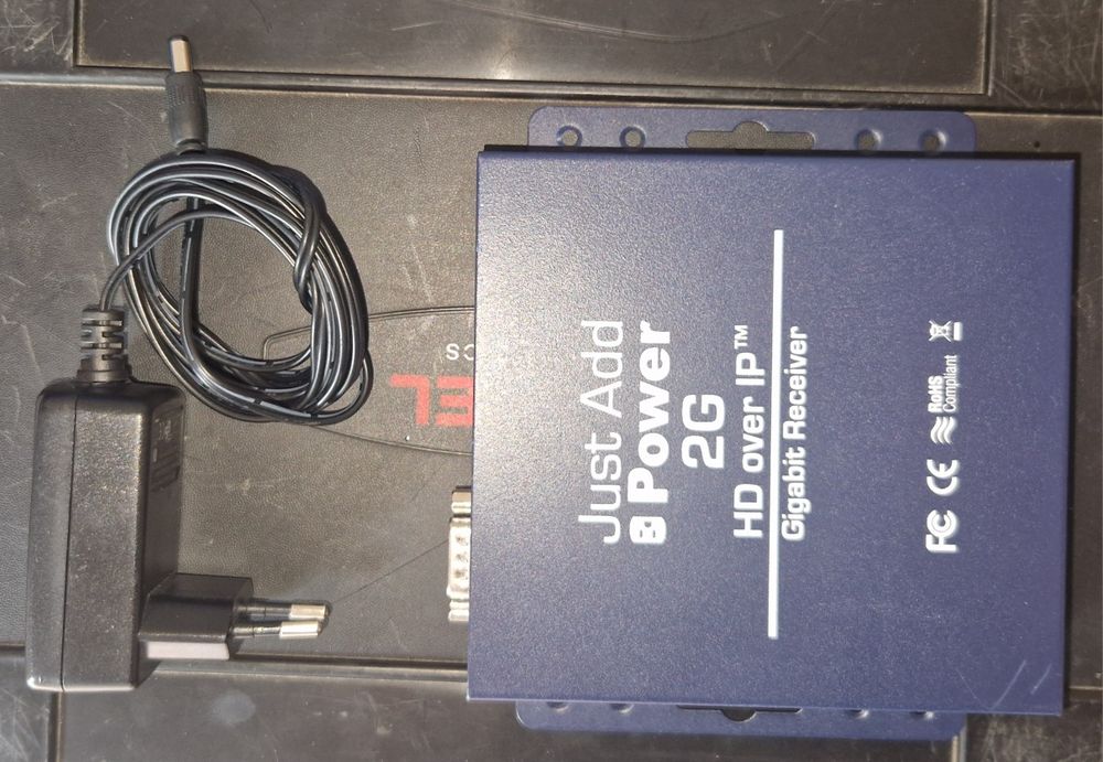 2G HD over IP Gigabit Receiver с блоком питания