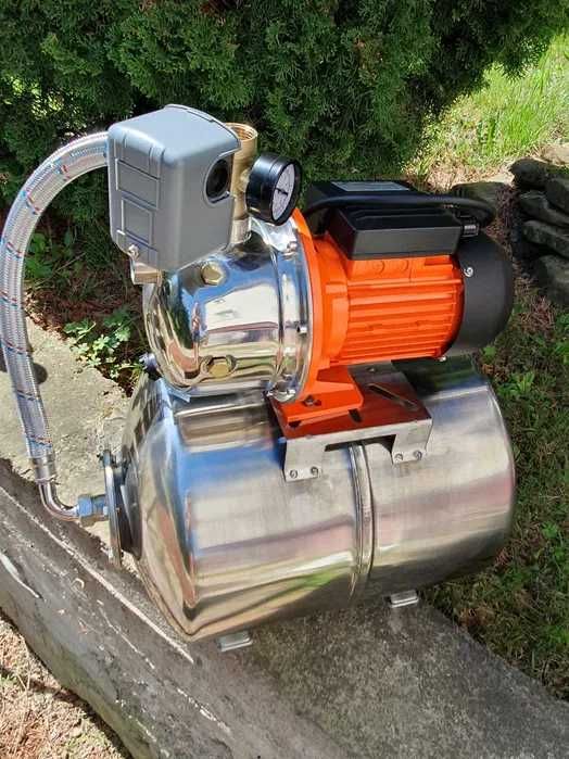 Насосна Станція 1,5 kW Нержавійка 24л (ТІЛЬКИ ДОСТАВКА ПОШТОЮ)