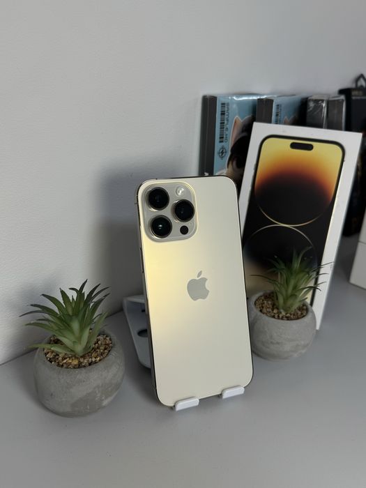 iPhone 14 Pro Max 128 GB Gold / Neverlock/ 88% АКБ/ Айфон 14 Про Макс 256 ГБ