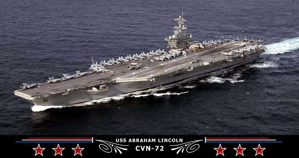 Бейсболка авіаносця USS Аbraham Lincoln (CVN-72)