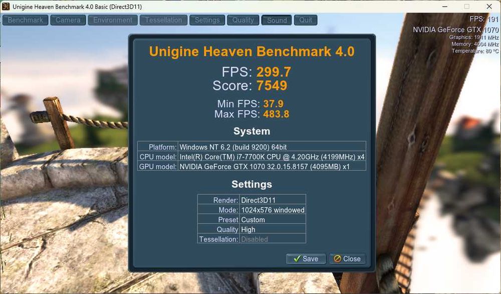 NVIDIA GeForce GTX 1070 Founders Edition 8GB GDDR5