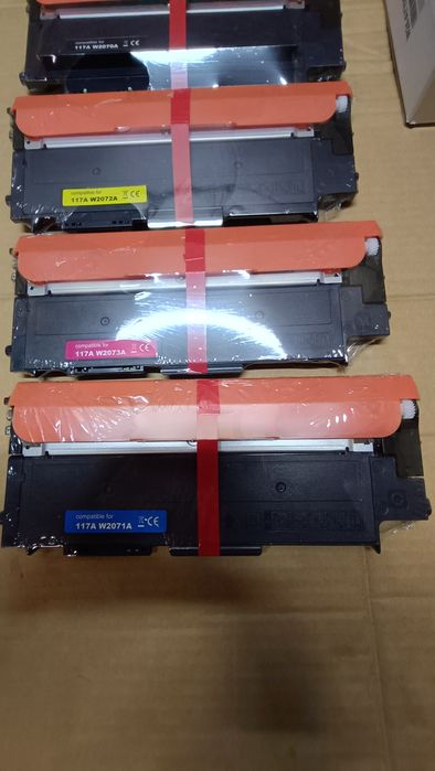 Komplet Tonerów do HP  150nw 179fnw 117A W2070A W2071A W2072A W2073A