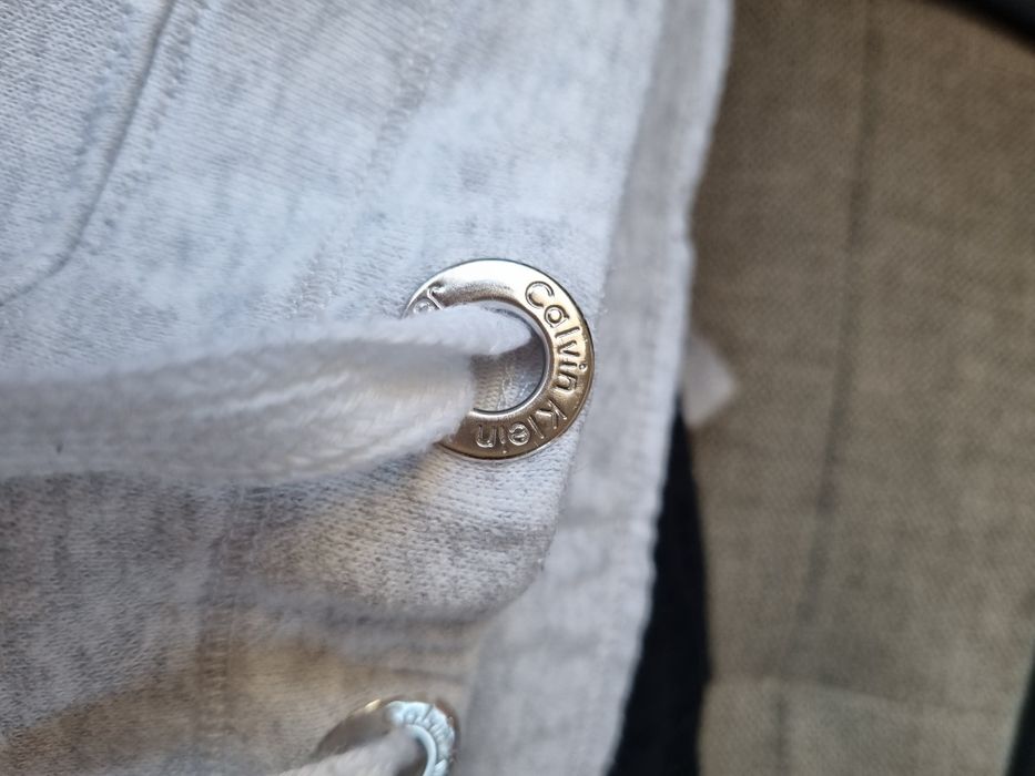 Spodnie dresy damskie Calvin Klein szare