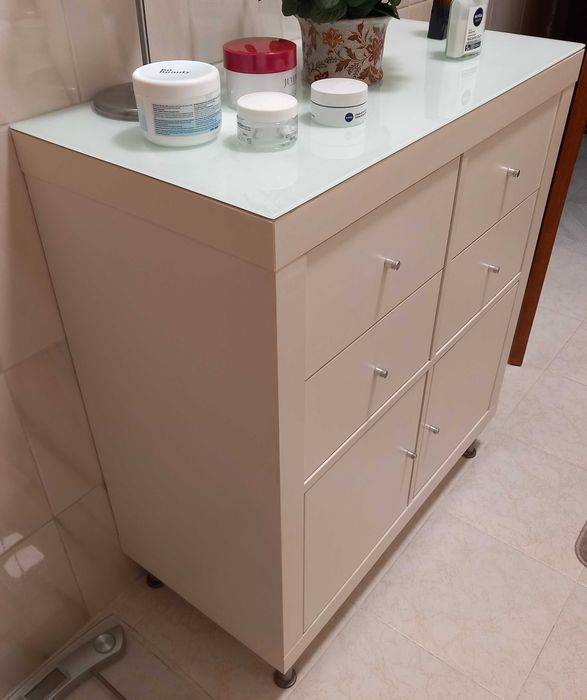 Estante Kallax Branca Ikea 4 Cubos