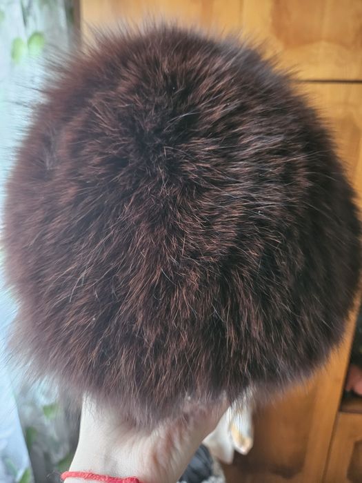 Хутряна шапка з песця