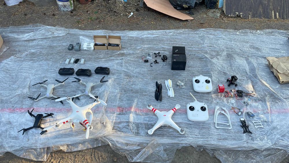 Drony i części do dronów, piloty DJI - stan nieznany