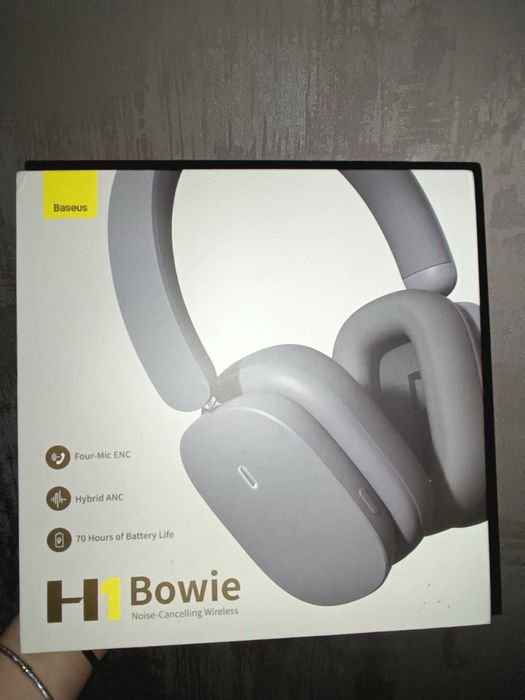 Накладні навушники Baseus Bowie H1 Gray