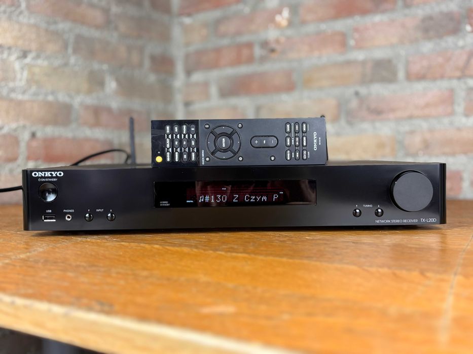 Onkyo TX-L20D Smukły amplituner stereo, Wi-Fi, 4K HDMI, streaming 2.1