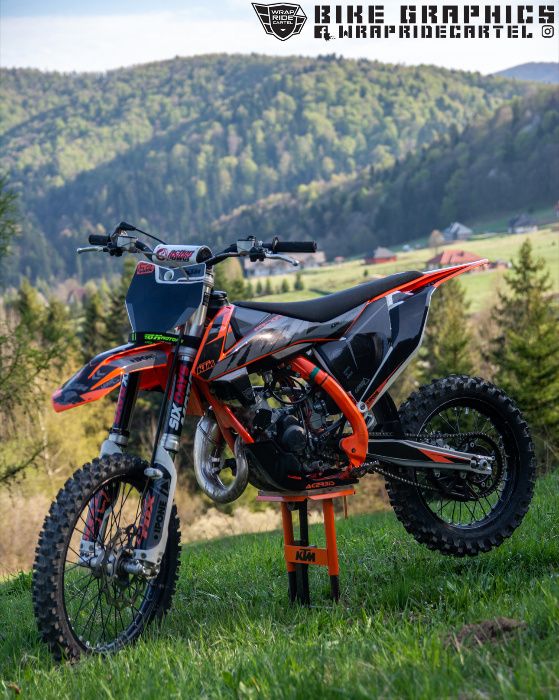 Profesjonalna Okleina PRO MX - KTM, Yamaha, Honda, Suzuki, Kawasaki