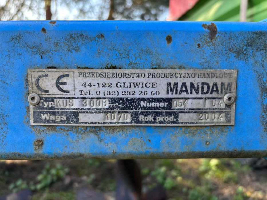 Agregat ścierniskowy Gruber Mandam KUS 300B  3 metry