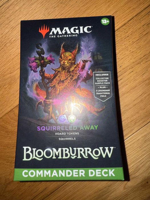 MTG talia commander bloomburrow squirreled away