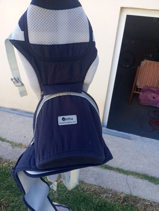 Kit carrinho bebe + trocador com banheira + porta bebe canguru