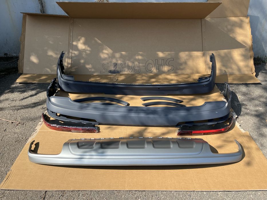 Бампер, бампер задній , бампер задний , Audi Q7 4m 2017 2018 2019 2020