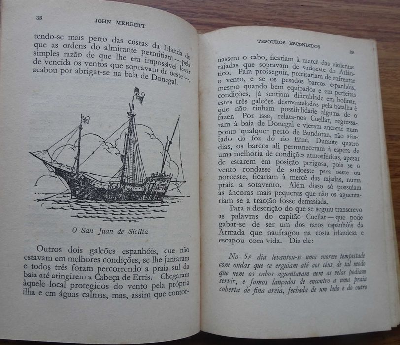 Tesouros Escondidos de John Merrett - 1º Edição 1961