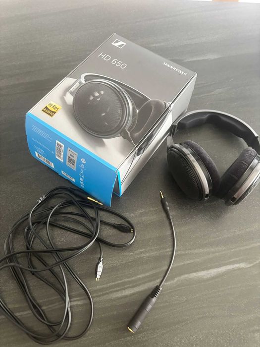 Słuchawki przewodowe Sennheiser HD650 audio okazja