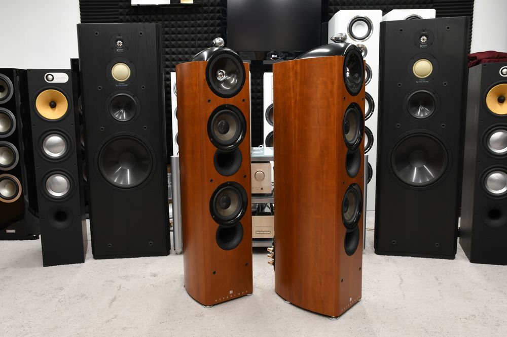 KEF Reference Model 203 kolumny podłogowe stereo 4-drożne Uni-Q high-end Made in England maskownice | raty 0% | zamiana | odsłuch | HI-END AUDIO