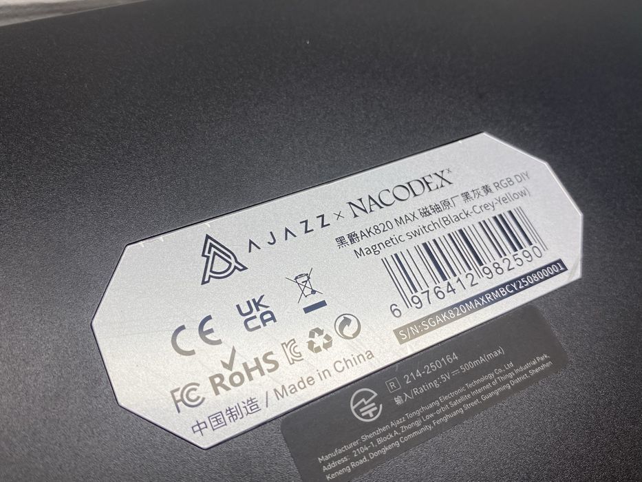 Клавиатура Ajazz Ak820 max новая