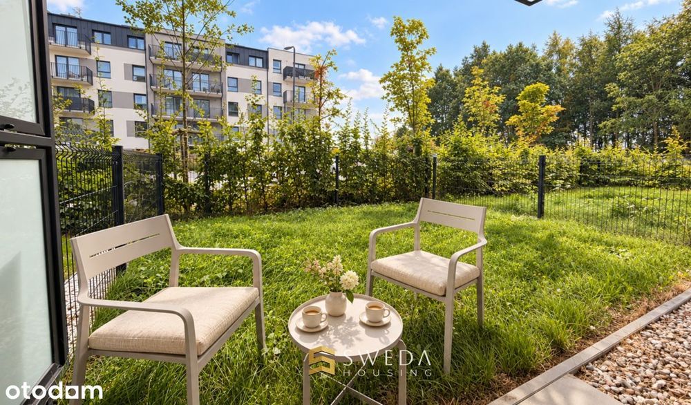 2 pokoje | Ogródek 30 m² | Siłownia | Parking