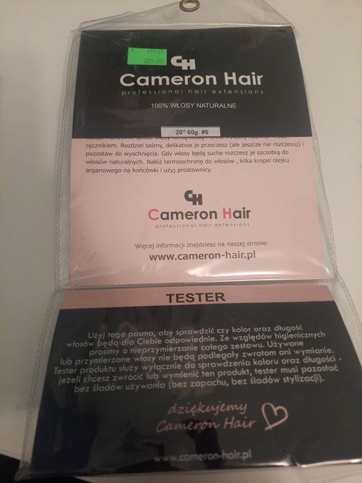 Włosy naturalne Clip In Cameron Hair Nowe