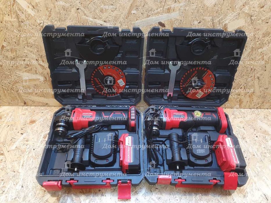 Болгарка аккумуляторная Start Pro-21/2В бесщеточная, щеточная тушка