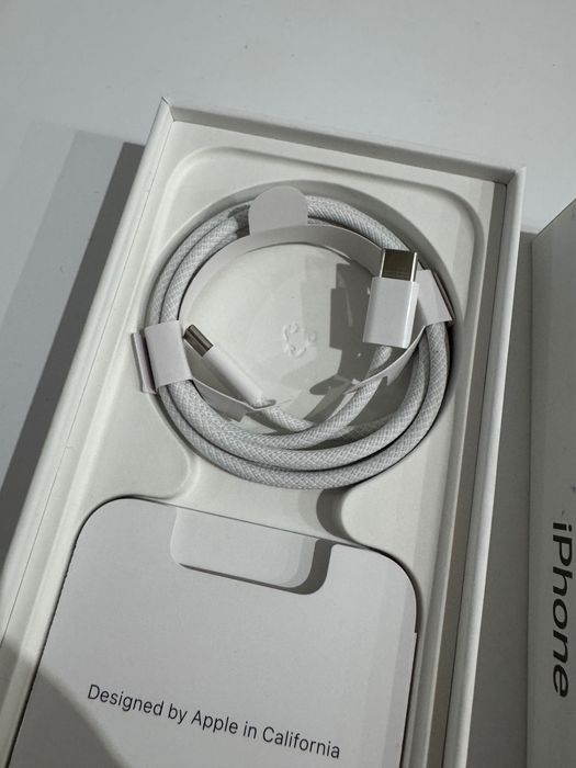 Оригінальний кабель для iPhone 15 16 плетений type c - type c комплект
