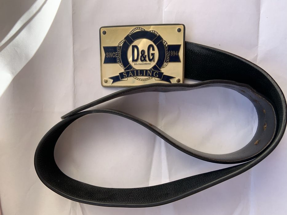 Винтажный ремень D&G Sailing 1994 Made in Italy
