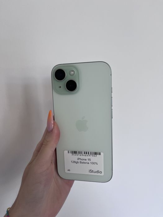 RATY 0% iPhone 15 128 GB BATERIA 100% GWARANCJA 12 miesiecy !!!