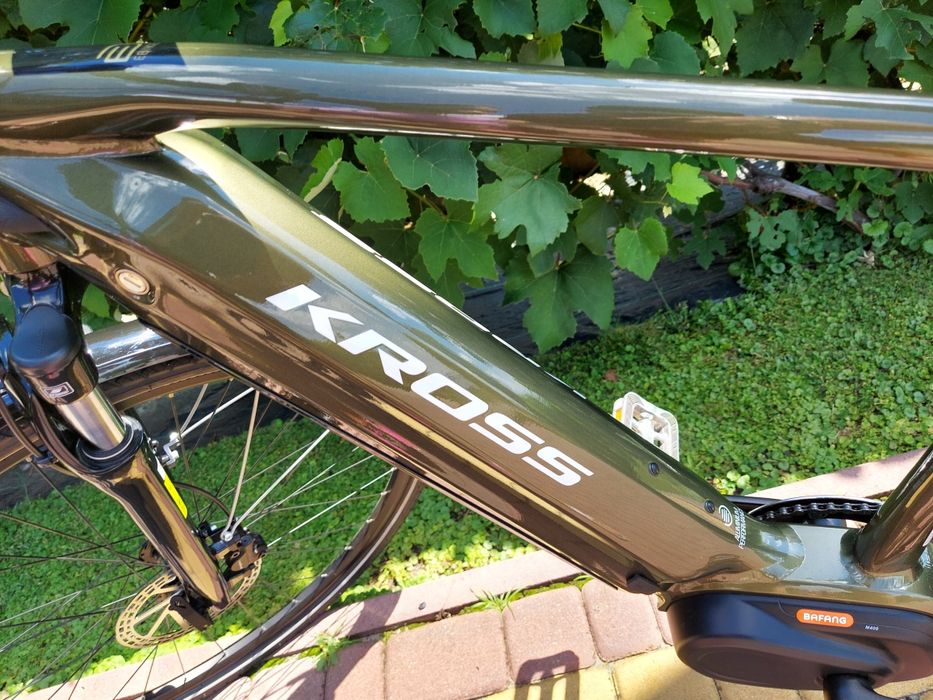 NOWY Rower KROSS Trans Hybrid 2.0 elektryk 20km przebieg! jak NOWY