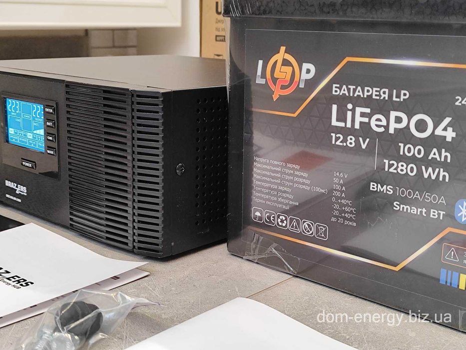 Лучший комплект резервного питания Акумулятор LiFePO4 ИБП 1000Вт W 12V