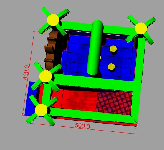Insuflável Castelo Leão (Novo)