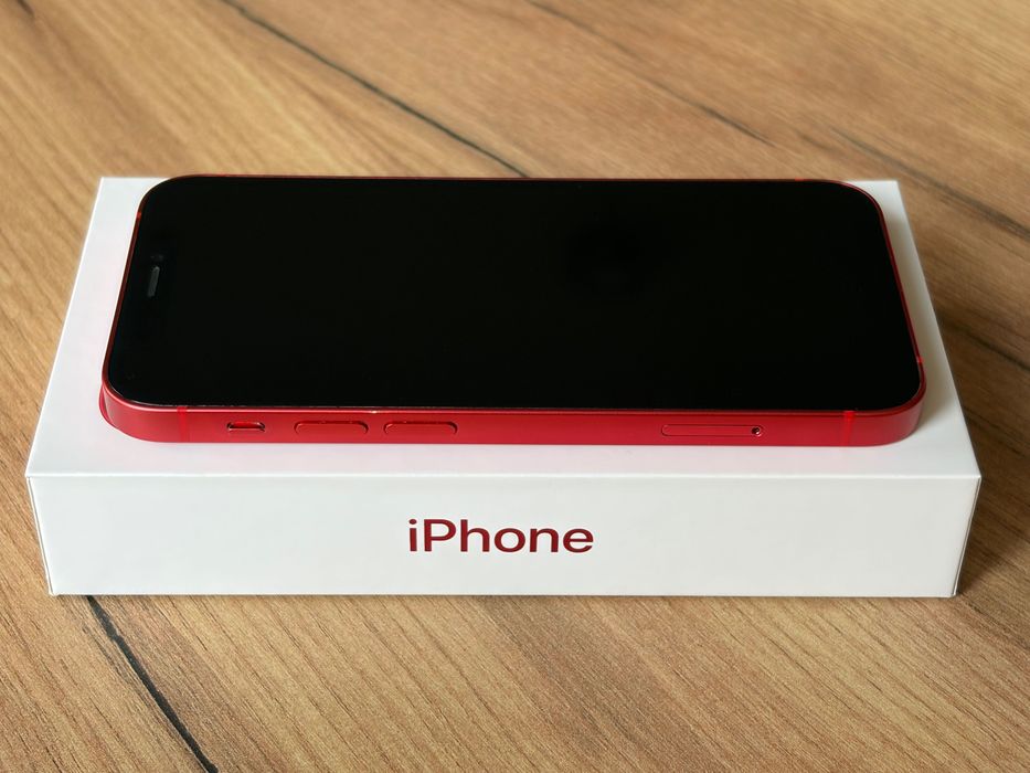 iPhone 12 mini 128 GB czerwony z Etui - jak nowy - Okazja !