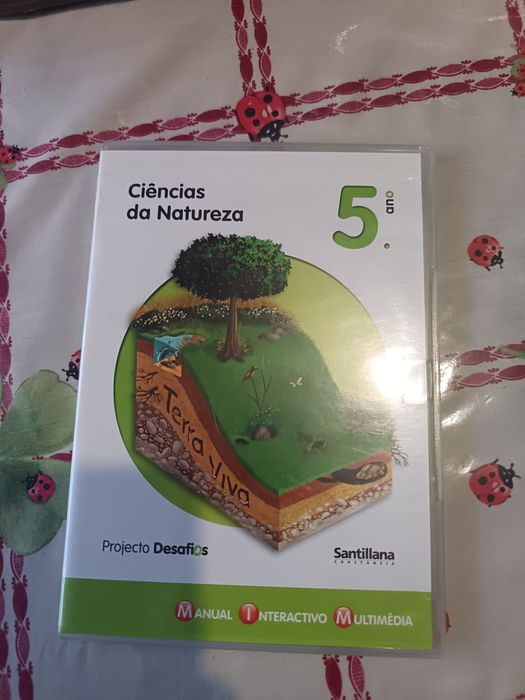 cd  rom   dvd manual interactivo multimédia ciências da natureza 5 ano