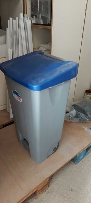 Contentor - balde de resíduos seletivo Denox, 120 litros