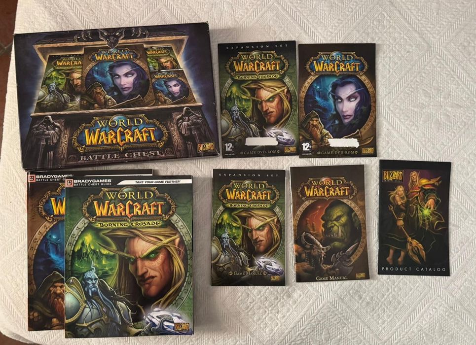 Lote Colecionador World of Warcraft - Inclui Jogo Original SELADO (IGAC 2009)