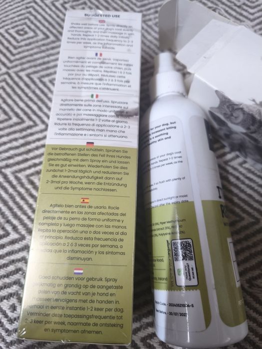 Produto spray aloe vera