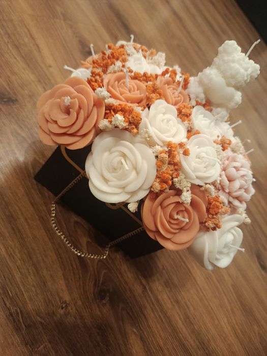 Candle box świece sojowe w torebce - prezent !