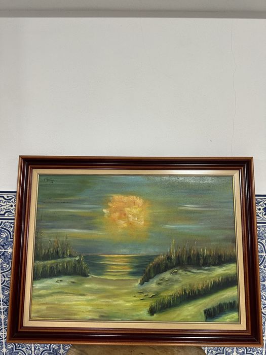 Quadro a oleo Joao Cardoso Machado 98