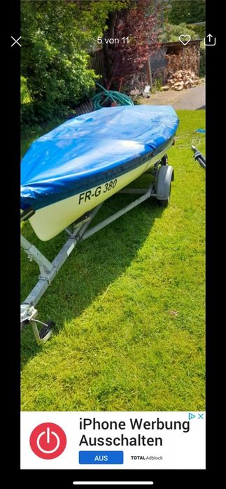 Żaglówka Flying Bee z przyczepą