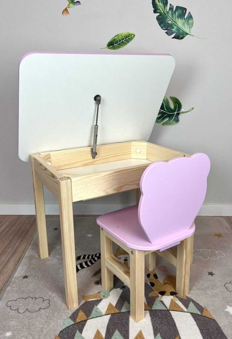 Дерев'яний дитячий столик зі стільчиком. Опт від виробника (ціна 1600)