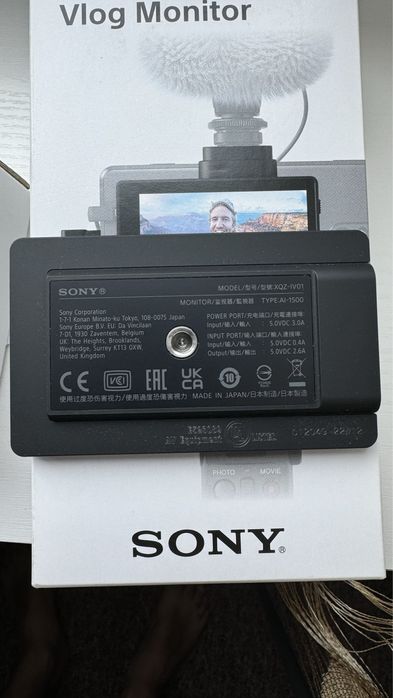 Vlog monitor для Sony Xperia