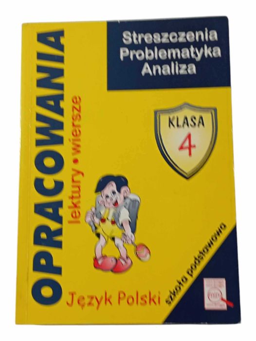 Książka Opracowania Język Polski w klasie 4