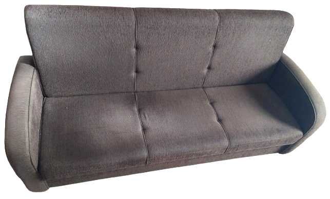 Sofá-Cama Reclinável de 3 Lugares (Castanho Chocolate)