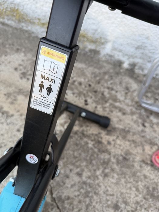Bicicleta estatica dobravel como nova